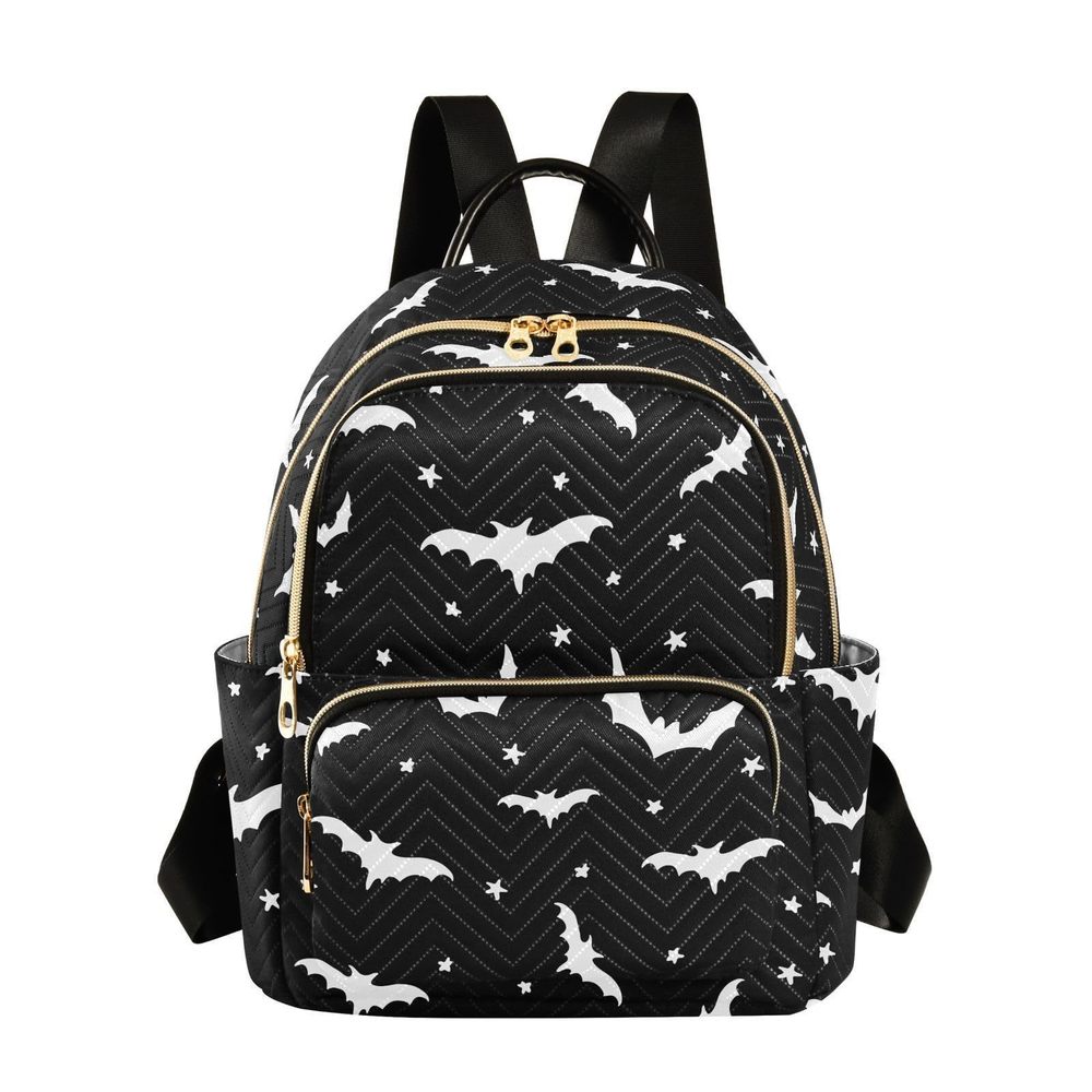 Mini Backpack Halloween Bat Fashion Backpack Purse for Women,Handbag💗